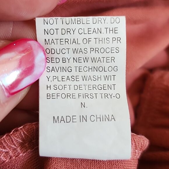 Two Piece Soft Stretchy Shorts & Tank Top, Mauve Pink, Small - Picture 6 of 6